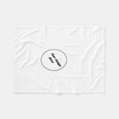 カスタム親切なフリースブランケットのあなたの1 フリースブランケット (正面(横))