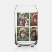 カスタム角写真とフォトコラージュ ガラス缶 (正面)