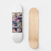 カスタム角写真とフォトコラージュ スケートボード (正面)
