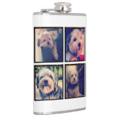 カスタム角写真とフォトコラージュ フラスク (右)