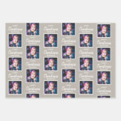 カスタム角写真クリスマスラッピング紙 ラッピングペーパーシート (正面)