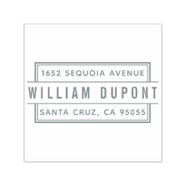 カスタム角独身の型差出人住所 セルフインキングスタンプ