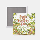 カスタム角磁石 |セントパティの日 マグネット (正面/裏面)