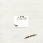 カスタム言語病理医付箋 ポストイット (デスク上)