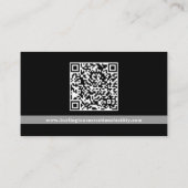 カスタム訂正役員法執行QRコード 名刺 (裏面)