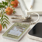 カスタム記念アニク金ゴールドルック キーホルダー (正面右)