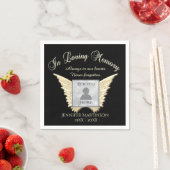 カスタム記念テンプレート スタンダードカクテルナプキン (インサイチュ)