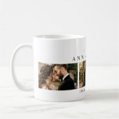 カスタム記念写真コラージュ コーヒーマグカップ (左)