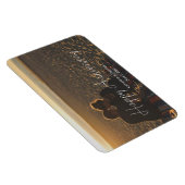 カスタム記念写真パーソナライズされた文字モダン マグネット (右側)