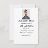 カスタム記念動物水彩熊ファミリー 招待状 (裏面)