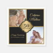 カスタム記念撮影 スタンダードカクテルナプキン (正面)