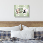 カスタム記念日2の写真+テンプレート キャンバスプリント (インサイチュ (寝室))