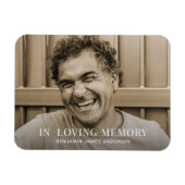 カスタム記念碑または葬儀 マグネット (横)