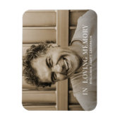 カスタム記念碑または葬儀 マグネット (縦)