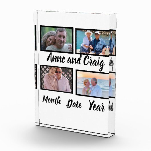 カスタム記念結婚日4写真集 フォトブロック (右)