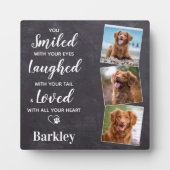 カスタム記念3 Photo Pet Dog記念碑 フォトプラーク (正面)