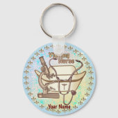 カスタム訪問ナースコラージュのキーチェーン キーホルダー (正面)