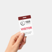 カスタム訪問者IDバッジ バッジ (手持ち)