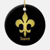 カスタム設計して下さい"すごい聖者"を セラミックオーナメント (裏面)