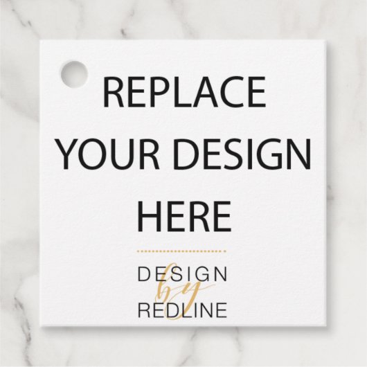 カスタム設計印刷サービスメッセージカード フェイバータグ (正面)