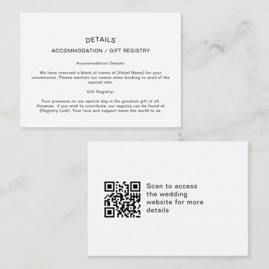 カスタム詳細カードテンプレート – カラー/イメージの追加 エンクロージャーカード (正面/裏面)