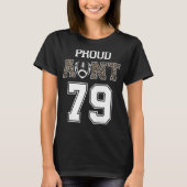 カスタム誇りを持ったサッカーおばさん79 パーソナライズされた Tシャツ (正面)