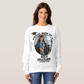 カスタム誇りを持った大学院写真のMum スウェットシャツ (正面フル)
