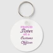 カスタム誇りを持った官の姉妹 キーホルダー (正面)