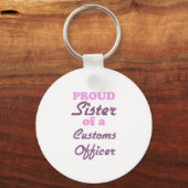 カスタム誇りを持った官の姉妹 キーホルダー (正面)