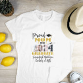 カスタム誇りを持ったMom写真2024年卒業 Tシャツ