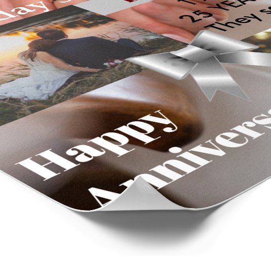 カスタム誌カバー25周年記念ポスターアイディア ポスター (角)