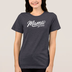カスタム誕生年およびテストMomシャツパーソナライズされた- トライブレンドTシャツ
