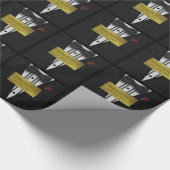 カスタム誕生日の追加名 ラッピングペーパー (角)