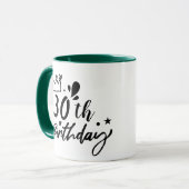 カスタム誕生日カップパーソナライズされた マグカップ (正面左)