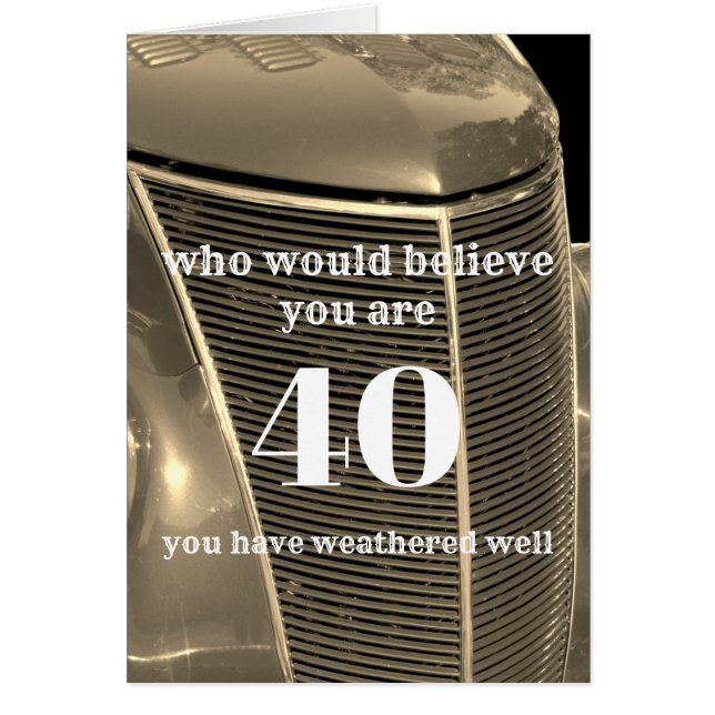 カスタム誕生日カードのユーモアはどんな年齢にも合わせる (正面)