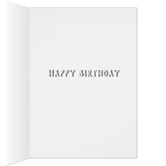 カスタム誕生日カードのユーモアはどんな年齢にも合わせる (内側 (右))