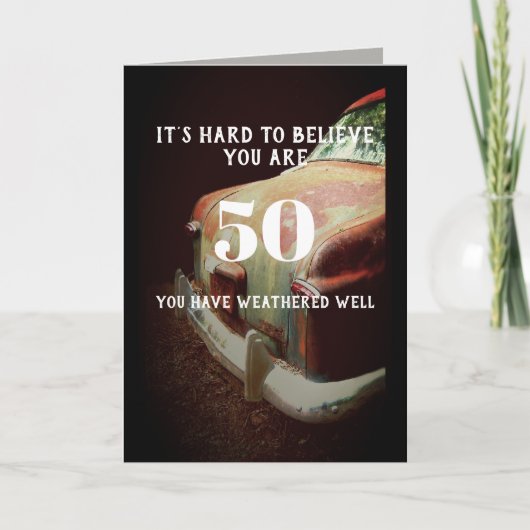 カスタム誕生日カードのユーモアはどんな年齢にも合わせる カード (正面)