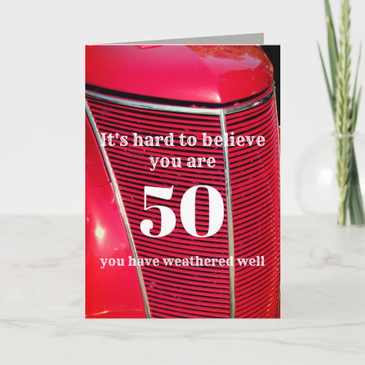 カスタム誕生日カードのユーモアはどんな年齢にも合わせる カード (正面)