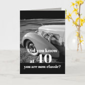 カスタム誕生日カードのユーモアはどんな年齢にも合わせる カード (黄色い花)