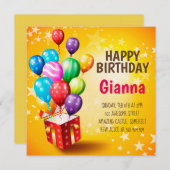 カスタム誕生日カード (正面/裏面)