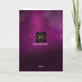 カスタム誕生日カー最高のド母 サンキューカード (裏面)