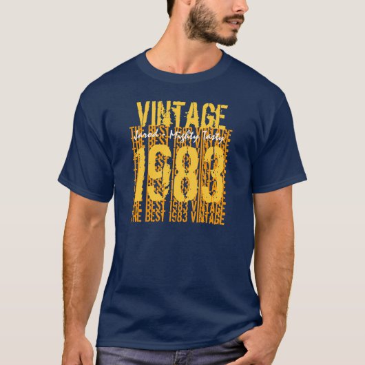 カスタム誕生日ギフト19最高のXXヴィンテージ Tシャツ (正面)