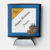 カスタム誕生日クーラーボックス 缶クーラー (正面)