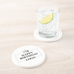 カスタム誕生日テンプレートパーソナライズ贈り物デザイン コースター