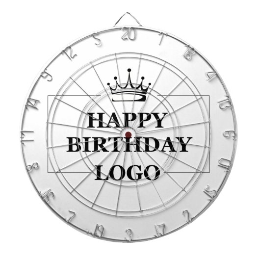 カスタム誕生日テンプレートパーソナライズ贈り物デザイン ダーツボード (正面)