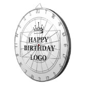 カスタム誕生日テンプレートパーソナライズ贈り物デザイン ダーツボード (正面右)