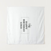 カスタム誕生日テンプレート - 贈り物デザインをパーソナライズ タペストリー (正面(横))