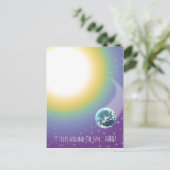 カスタム誕生日トリップのまわりにザサン ポストカード (スタンド正面)