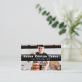 カスタム誕生日パン事業会社ブシン 名刺 (スタンド正面)