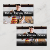 カスタム誕生日パン事業会社ブシン 名刺 (正面/裏面)